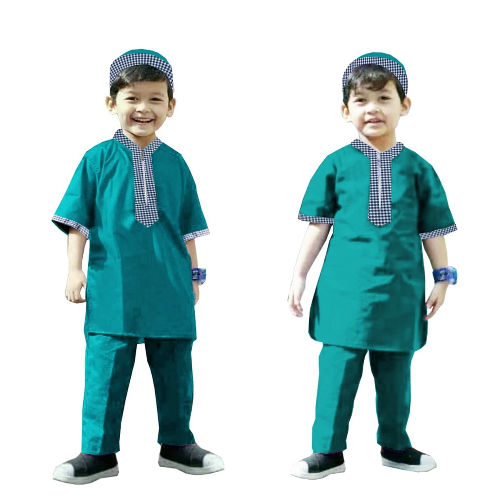 BAJU MUSLIM ANAK KOKO ANAK USIA 1-10 THN