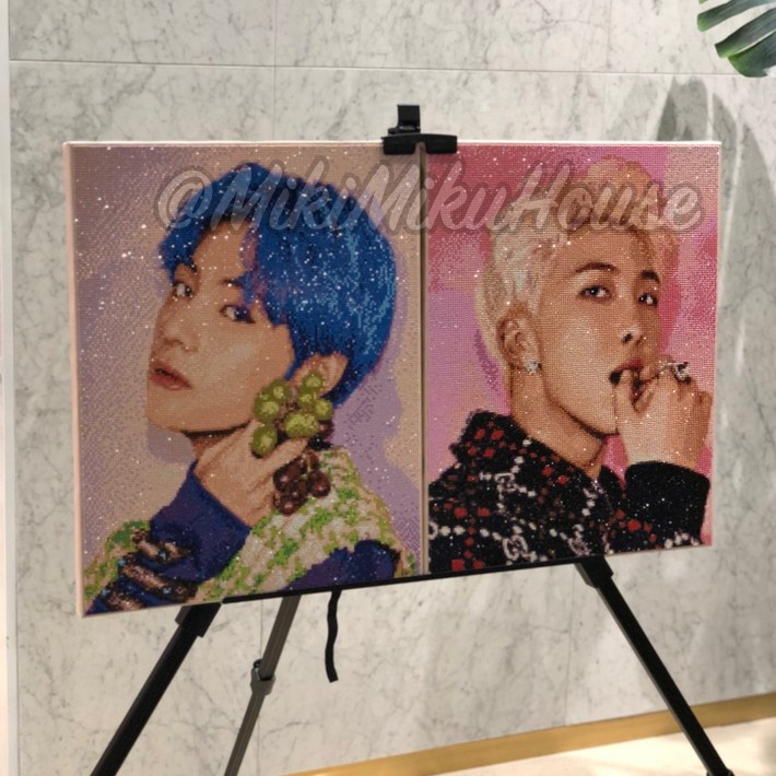 OFFICIAL BTS CUBIC PAINTING VER 2 3 VERSION NEW BARU VERSI PERSONA ALBUM DYNAMITE DIY CASSETTE VINYL