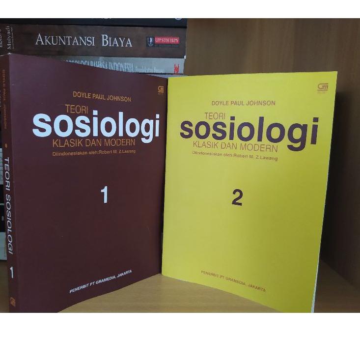 [PRODUK VG0YJ] Teori Sosiologi Klasik dan Modern Jilid 1 dan 2 - Doyle Paul Johnson RZD