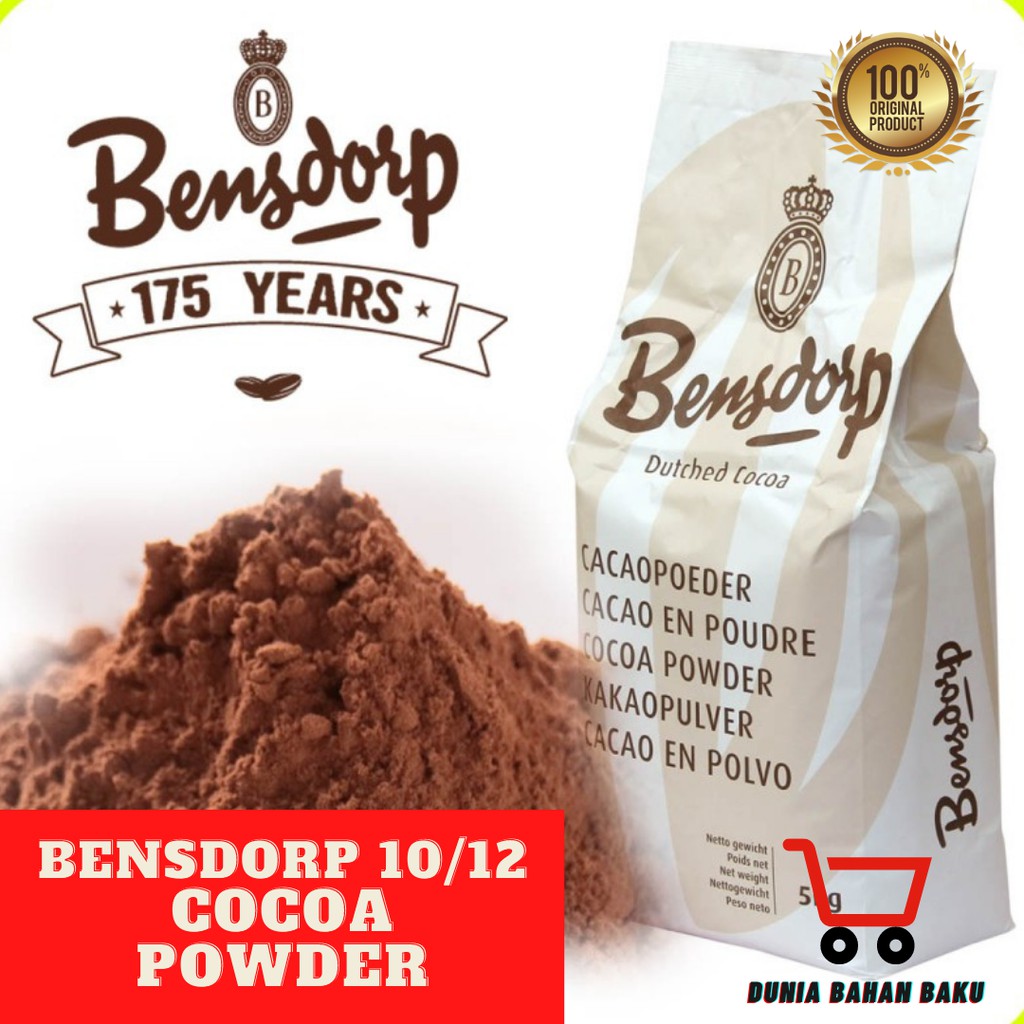 Coklat bubuk BENSDORP 500 g / 1 Kg |PURE COCOA POWDER 100% ORI