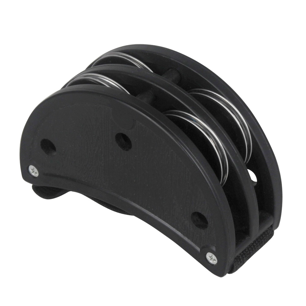 Bel Kaki Bentuk Setengah Lingkaran Dua Baris Untuk Instrumen Perkusi Drum Cajon