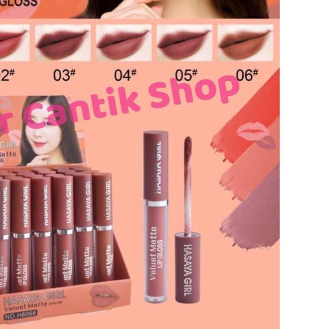 ✺ [LUSINAN] LIPGLOSS HASAYA GIRL VELVET MATTE ➼