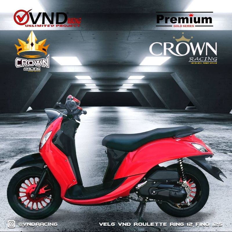 Velg VND Ring 12 Mio M3 Z S / Soul GT 125 / Fino 125 / Xride 125