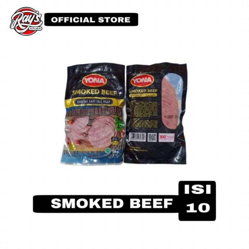 

Yona Smoke Beef Daging Sapi iris Asap 250gr