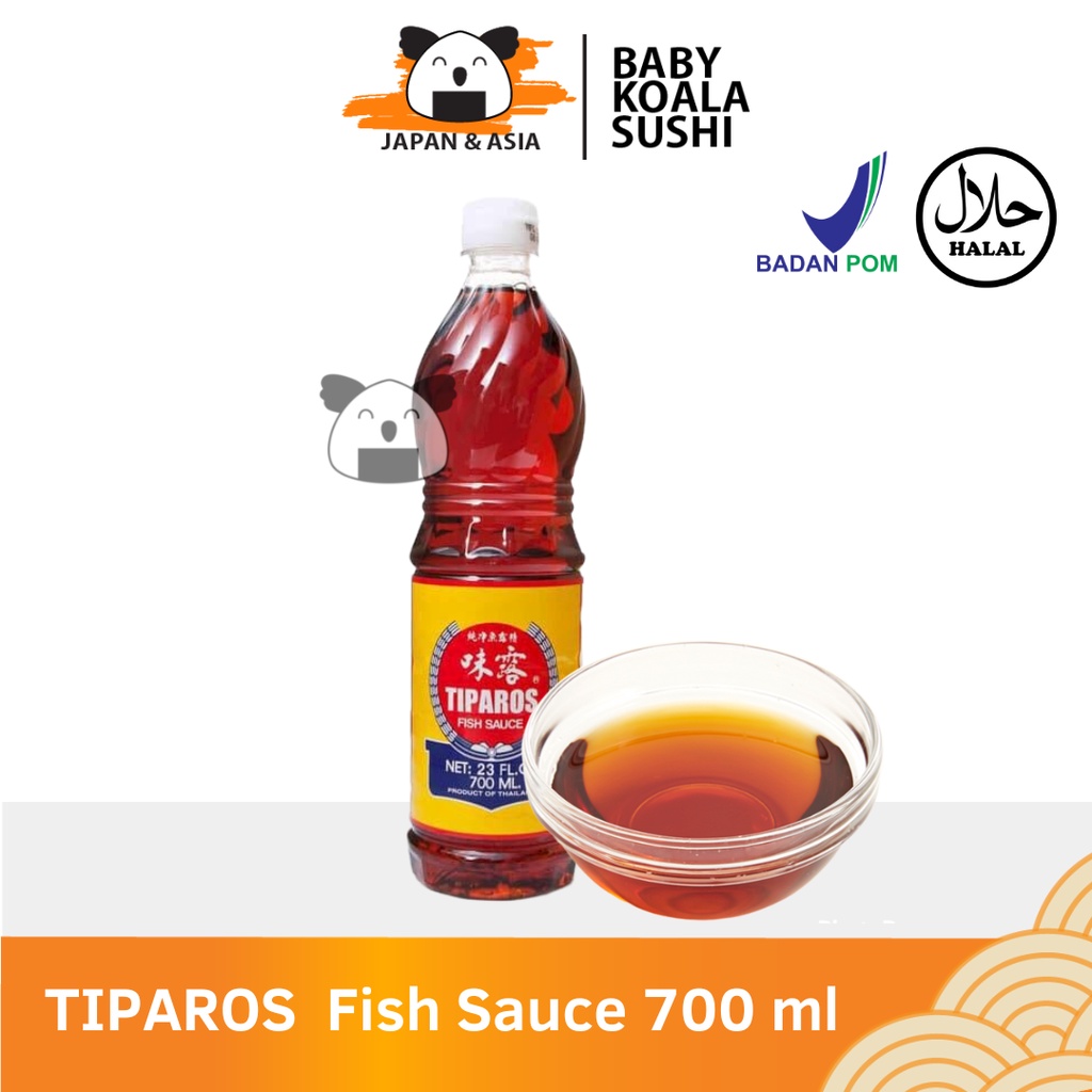 TIPAROS Fish Sauce Kecap Ikan 700 ml Halal │ Saus Ikan Import Thailand