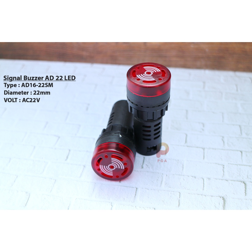 Signal Buzzer AD 22 LED / Pilot lamp Buzzer