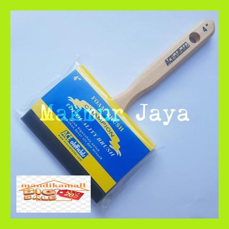 

Maraygs Kuas Foam Brush Ace Champion 4" Cat Plitur 75Jhyar4