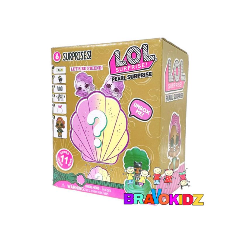 Mainan Lol Surprise Big Sister Kerang Edisi 10cm