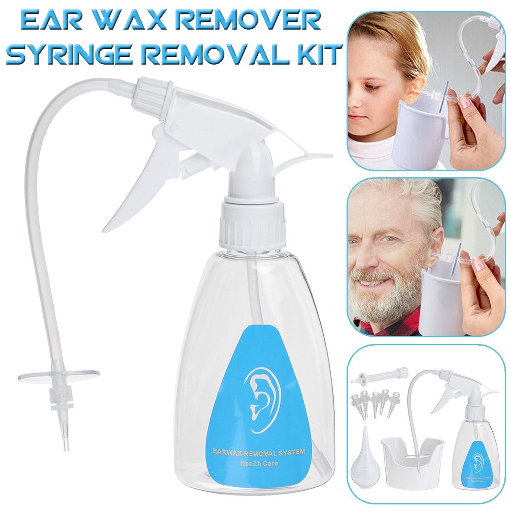 Preorder 300ml Ear Cleaner Irrigation Cleaning Tool Ear Wash Syringe Squeeze Bulb Adult Shopee Indonesia
