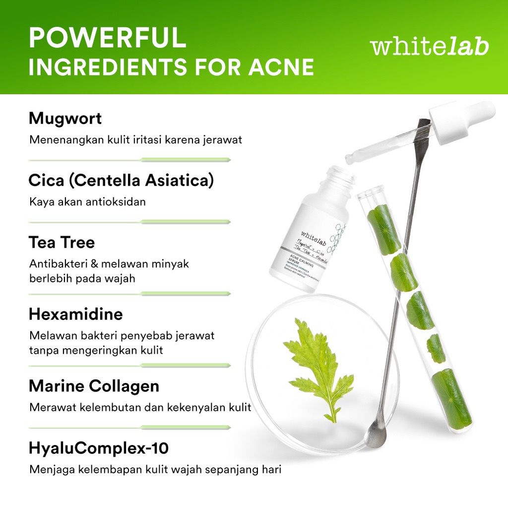 Whitelab Acne Calming Serum Untuk Wajah Berjerawat