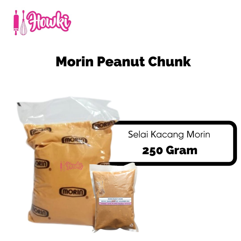 

Morin Peanut Chunk / Selai Kacang Morin Kasar 250gr