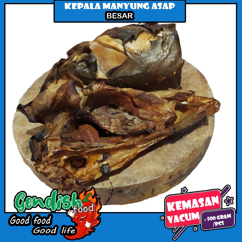 

Kepala manyung asap size besar / ikan manyung asap / kepala ikan