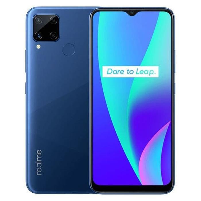 Realme C15 4/128 RAM 4GB Internal 128GB Garansi Resmi - 4-64, Biru Terjangkau