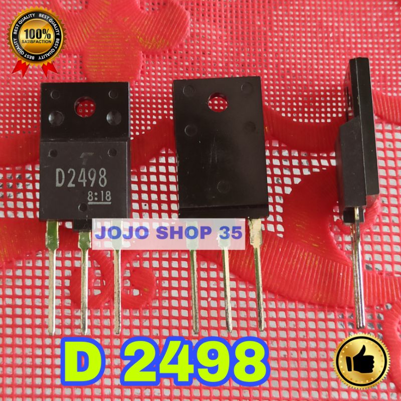 TRANSISTOR REGULATOR D2498 D 2498 D-2498 ORIGINAL  ASLI per 1pc d2498 d 2498