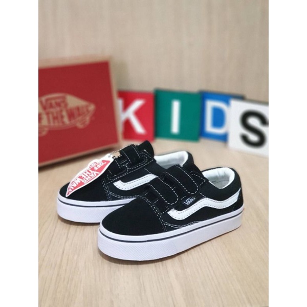 SEPATU ANAK VANS OLDSKOOL HITAM PUTIH PREMIUM HIGH QUALITY SEPATU ANAK LAKI LAKI SEKOLAH KIDS KADO