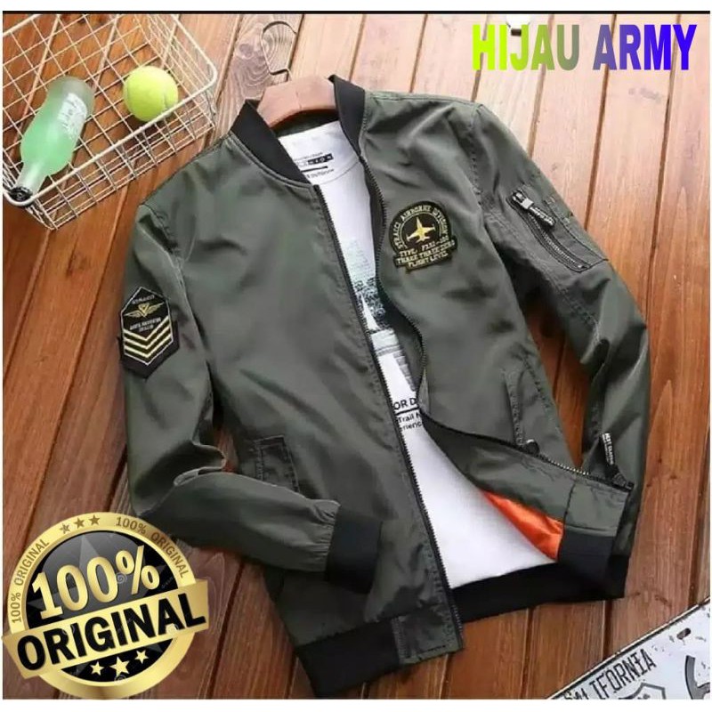 JAKET PRIA BOMEER ORIJINAL BAHAN PARASUT