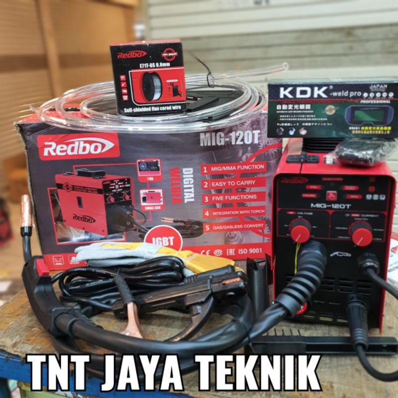 MESIN LAS CO2 REDBO MIG 120T / TRAFO LAS CO REDBO MIG 120 T / TRAVO LAS REDBO MIG 120-T GASLESS