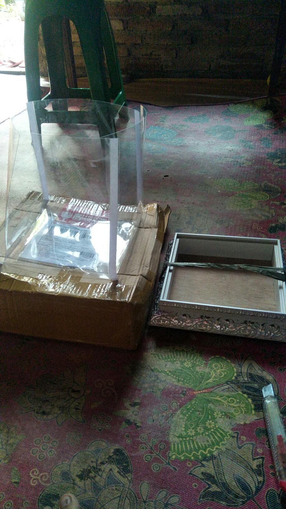 Kotak Hantaran Ukir Fiber 1 Pcs Uk. 15x15 & 20x20 - Tempat Seserahan - Kotak Perhiasan