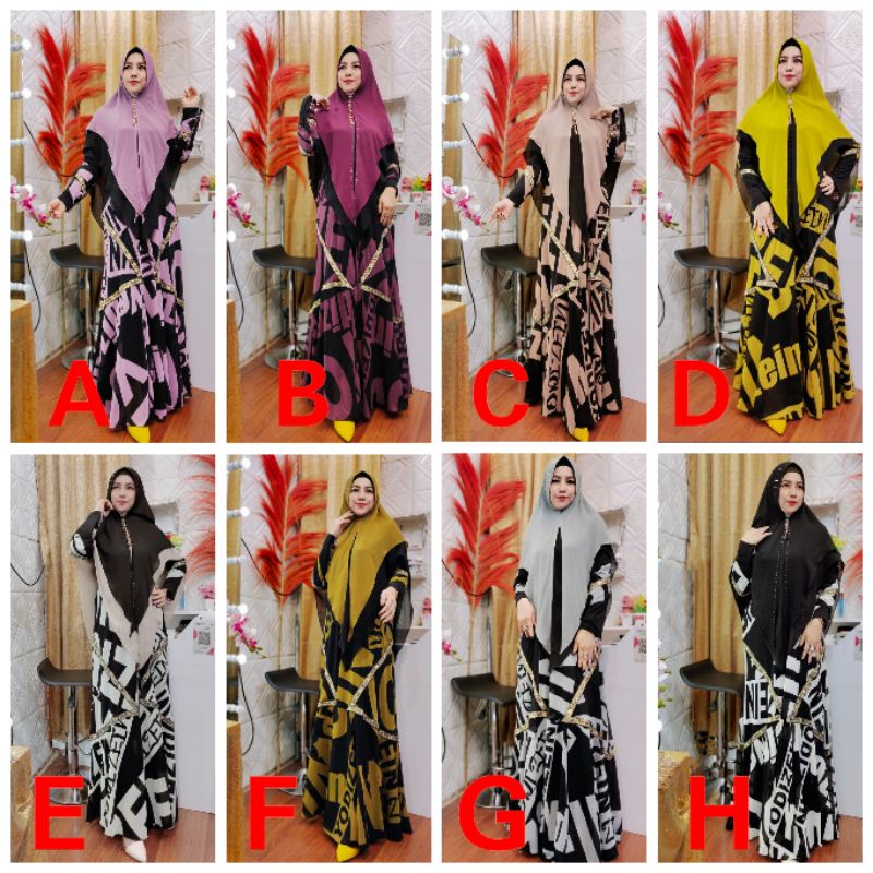 FLASH SALE LEBARAN  DRESS HIRKA PREMIUM SET , By Yodizein Syari ORIGINAL