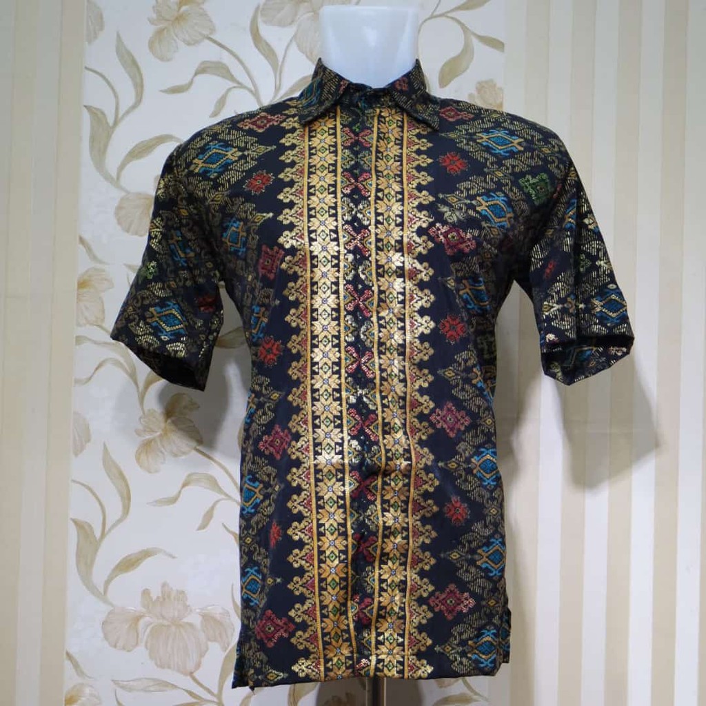 Realpict !!! Kemeja pendek batik / kemeja batik kondangan / kemeja modern / kemeja fashion kekinian