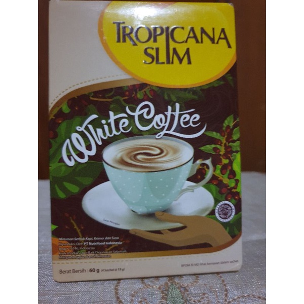 

Tropicana Slim White Coffee Bebas Gula 4 Sachet