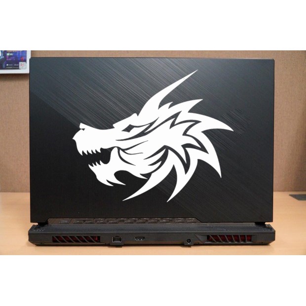 

stiker laptop kepala naga 1 custom cutting stiker murah