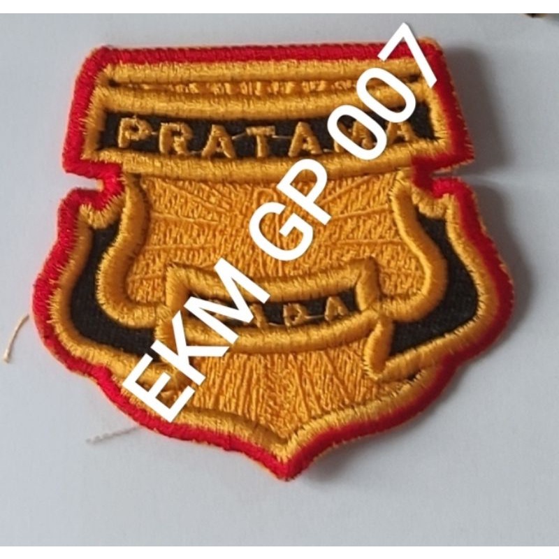 Logo Gada Pratama//madya//utama Atribut Satpam Bordir Timbul 3d