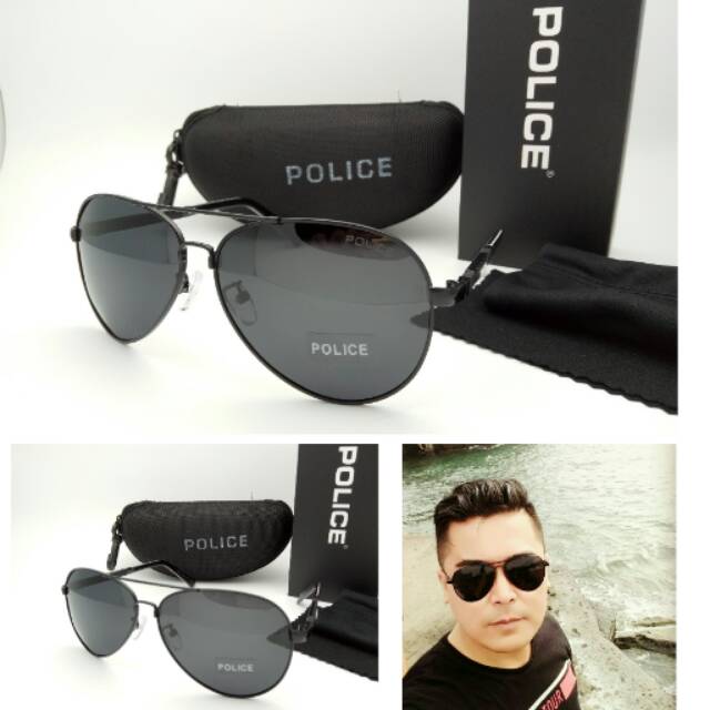 kacamata police aviator/kacamata police pria/kacamata pria