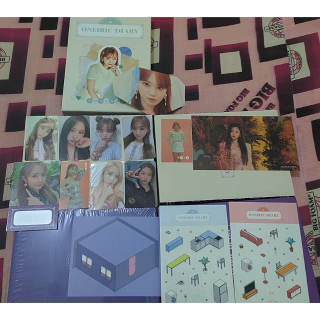 IZ*ONE IZONE ONEIRIC DIARY Photocard PC AR 4CUT SCRATCH Minju Chaewon Chaeyeon Yena Yuri Nako Hitomi