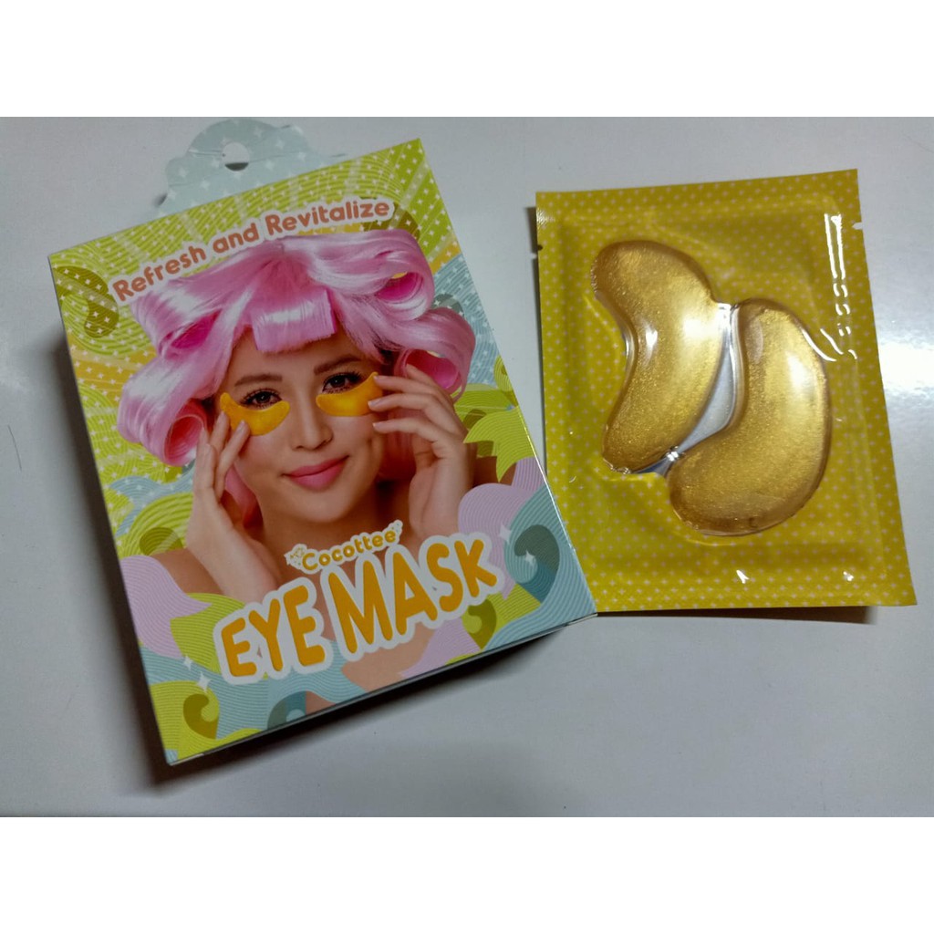 COCOTTEE Eye Mask / Lip Mask / SYB eye mask Colagen/ lip mask Crystall Collagen (Masker Mata / Pelembab Bibir) Sachet