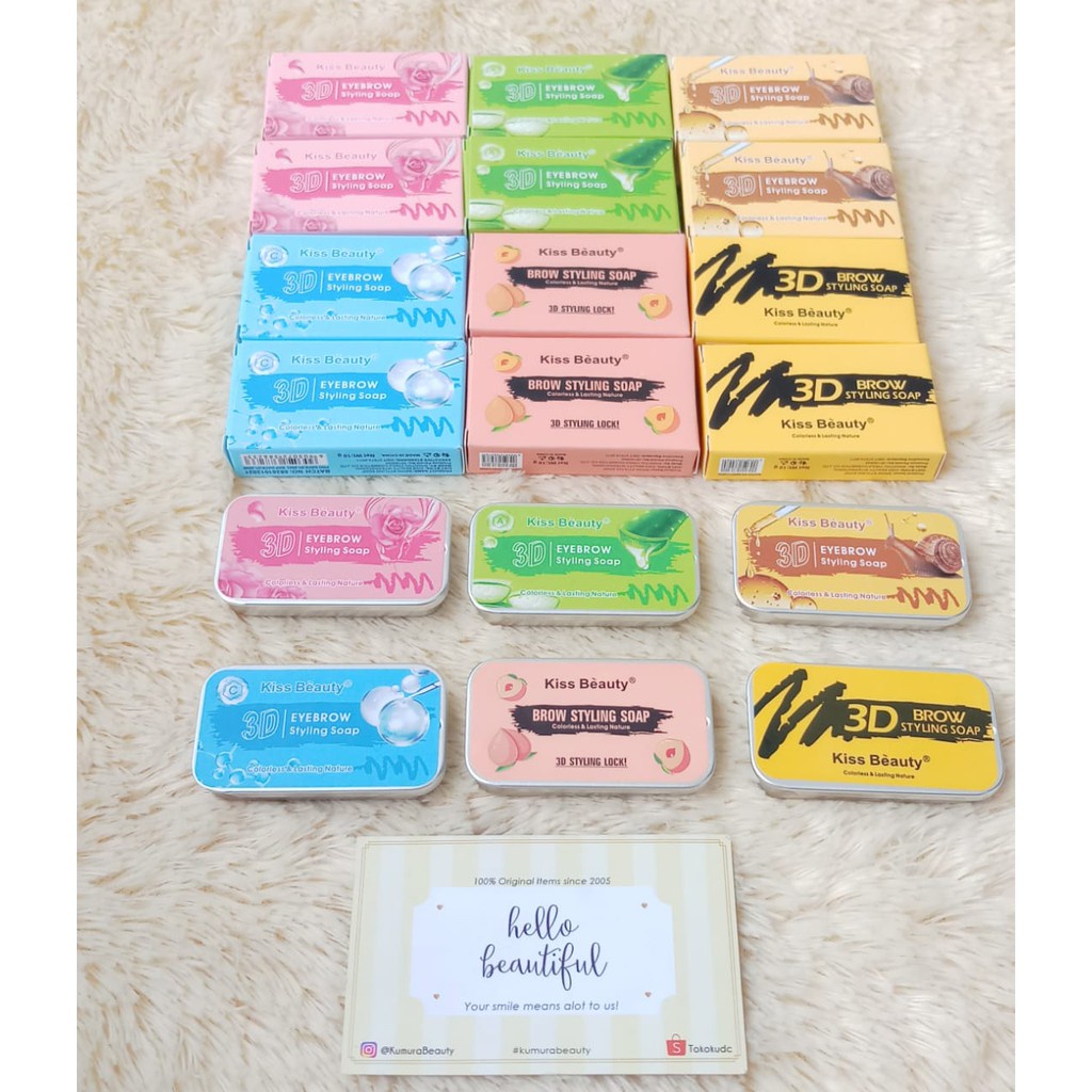 ORI KISS BEAUTY BROW STYLING SOAP 10GR BROW WAX EYEBROW WAX ALIS