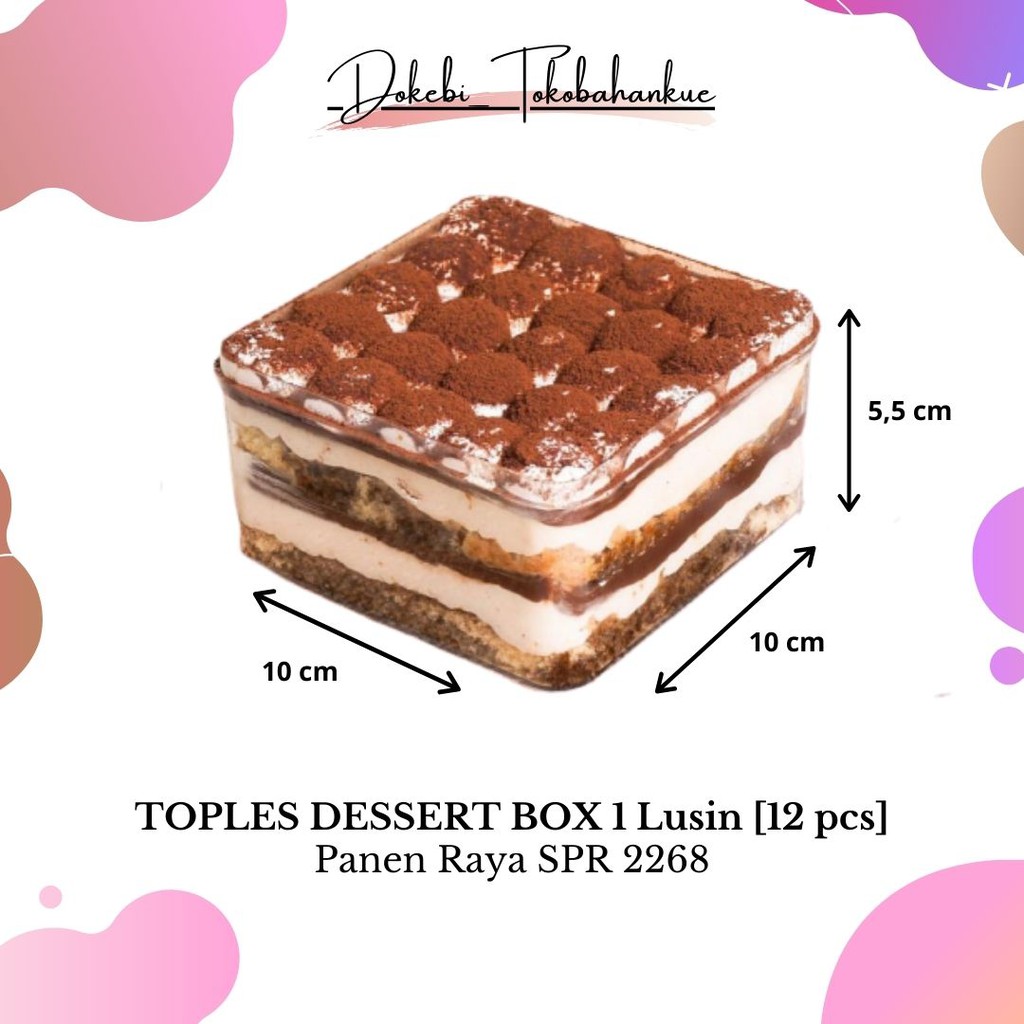 Panen Toples Dessert Box SPR 2268 [1 Dus isi 12 pcs]