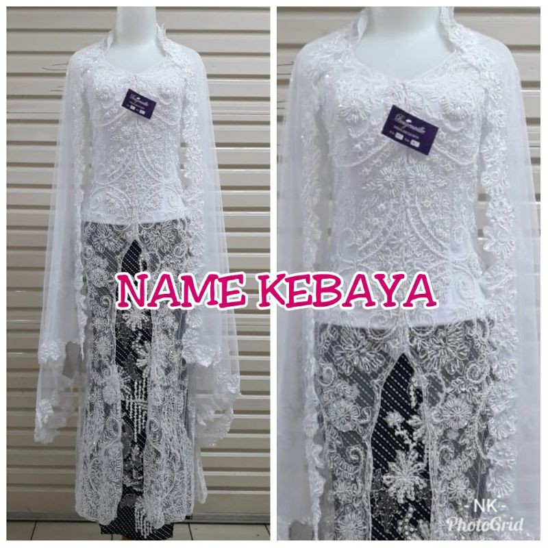 Set kebaya manten modern set kebaya putih kerah sunda kebaya modern