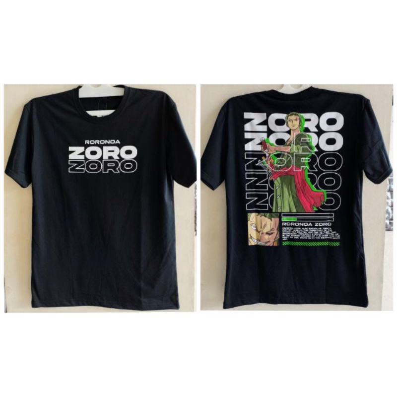 KAOS T-SHIRT ANIME ONE PIECE ZORO