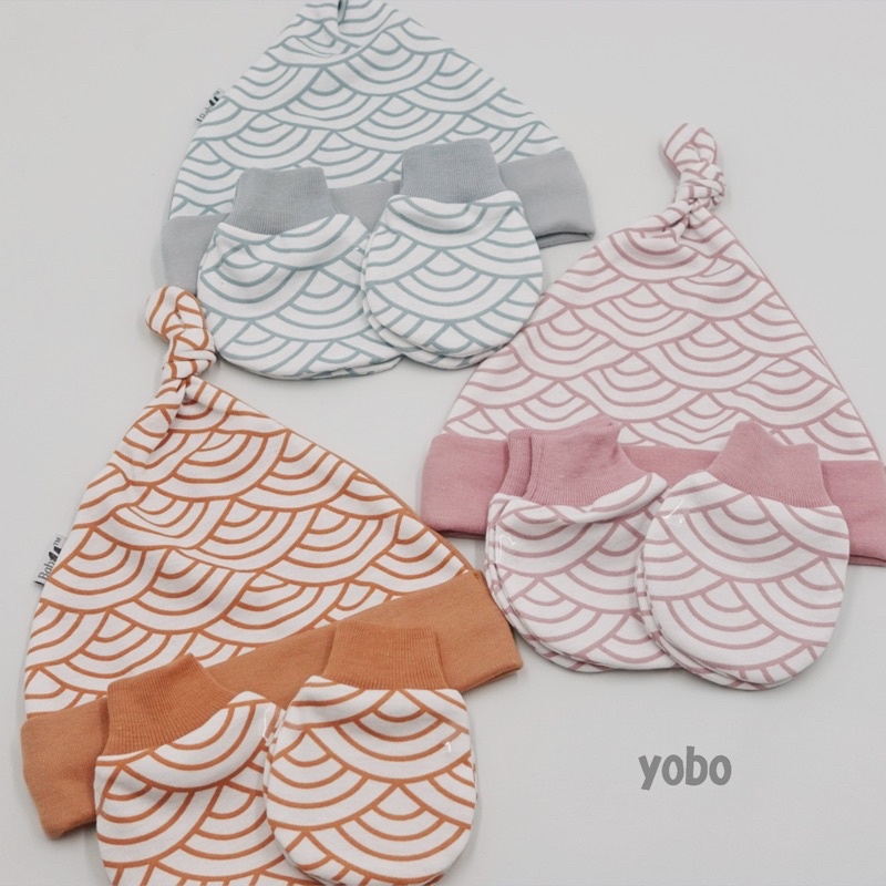 YOBO Tokyo Baby Accessories | TOPI SARUNG TANGAN KAKI BAYI STK TOKYO