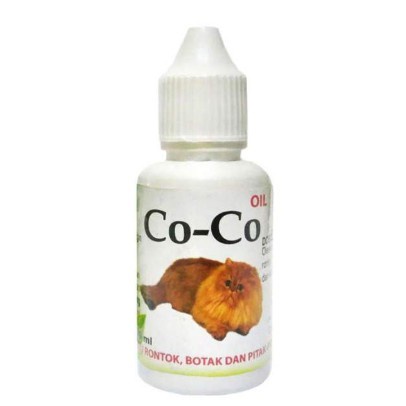 Co-Co Oil Cat 30ml - Mengatasi Bulu Rontok dan Pitak pada Kucing Coco