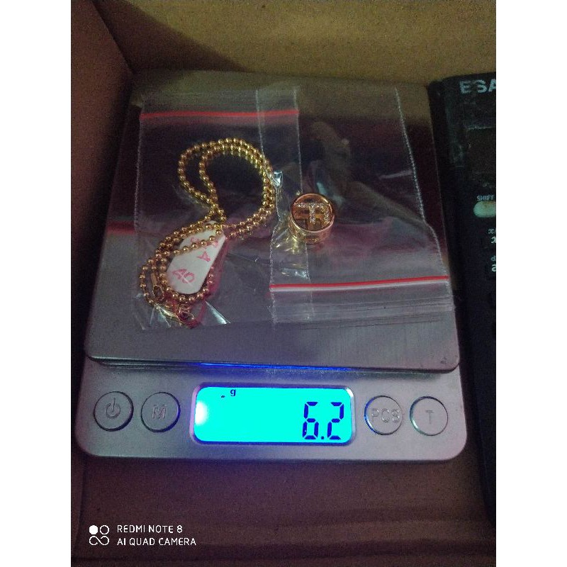 devitrisna213@ Kalung Merica Anak 35cm & Liontin Huruf F