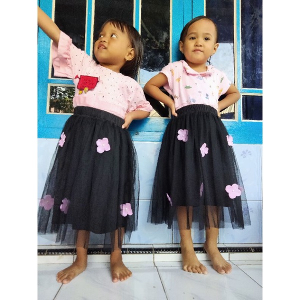 COD Rok tutu bunga anak 3-5th