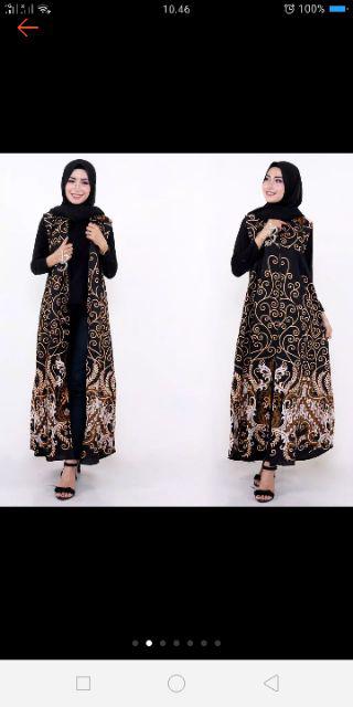 New Arrival Cardigan Batik Wanita Etnik Tanpa Lengan Outer Batik Cewek - Hv10