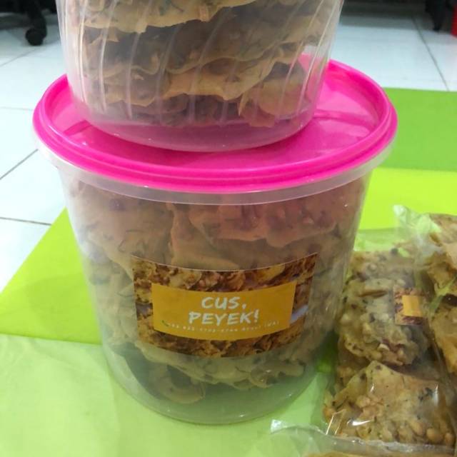 

Rempeyek kacang tanah renyah 1 kg