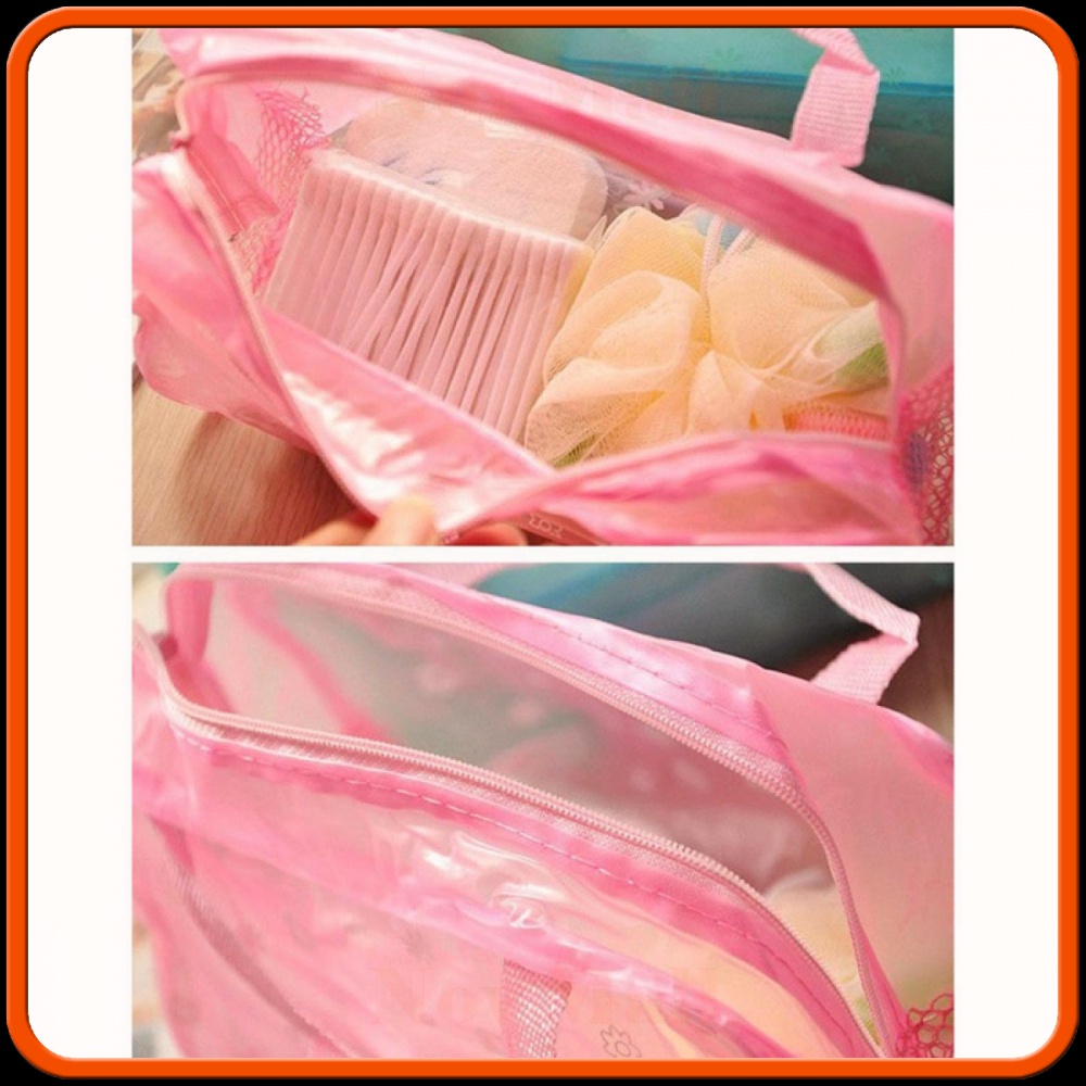 Tas Perlengkapan Mandi Kosmetik Motif Floral - XDSZ0265