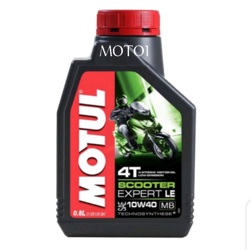 (Free Stiker) OLI MOTUL SCOOTER EXPERT LE - SAE 10W40 MB -  - TECHNOSYNTHESE