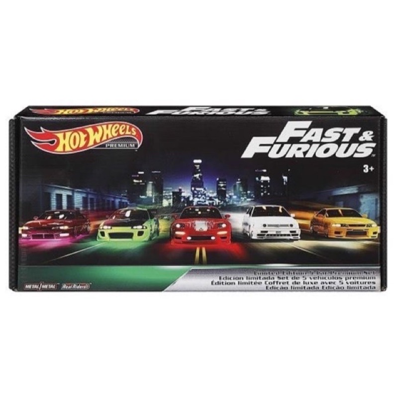 HOTWHEELS HOT WHEELS PREMIUM FAST AND FURIOUS / FAST & FURIOUS 1 SET ISI 5 PCS SEGEL ORIGINAL