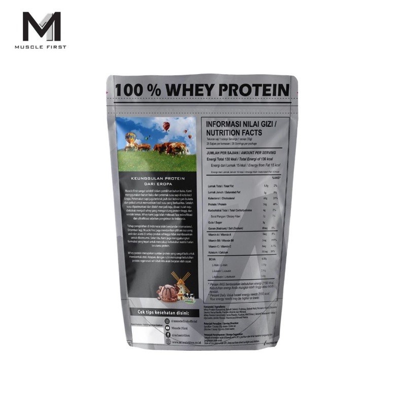 Muscle First Pro Whey 100 2lbs Whey Protein 900gr 900 gram - M1 ProWhey Concentrate