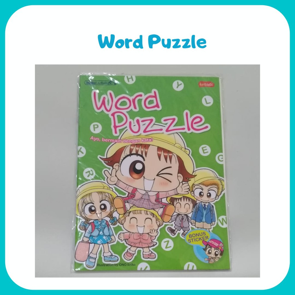 Buku Anak Miiko Activity Book - WORD PUZZLE