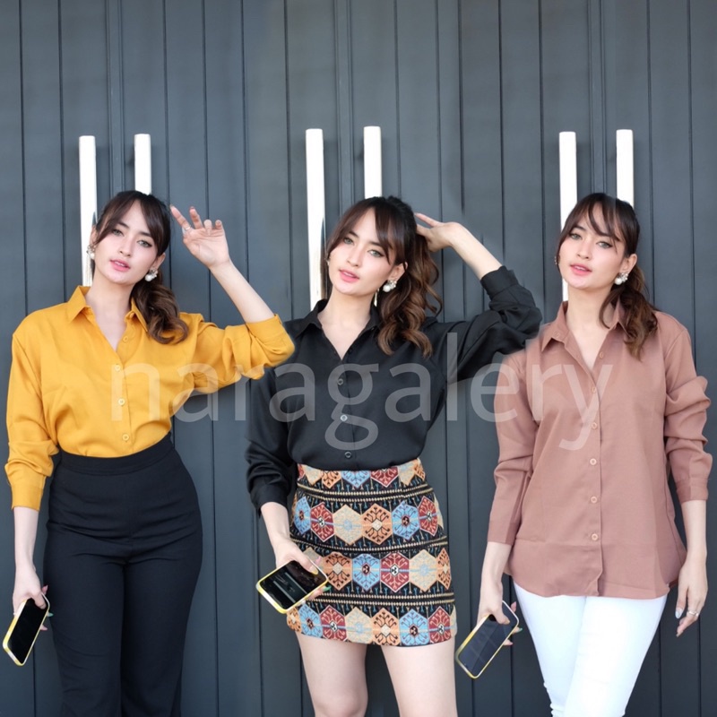 Kemeja basic / kemeja polos XXL-4