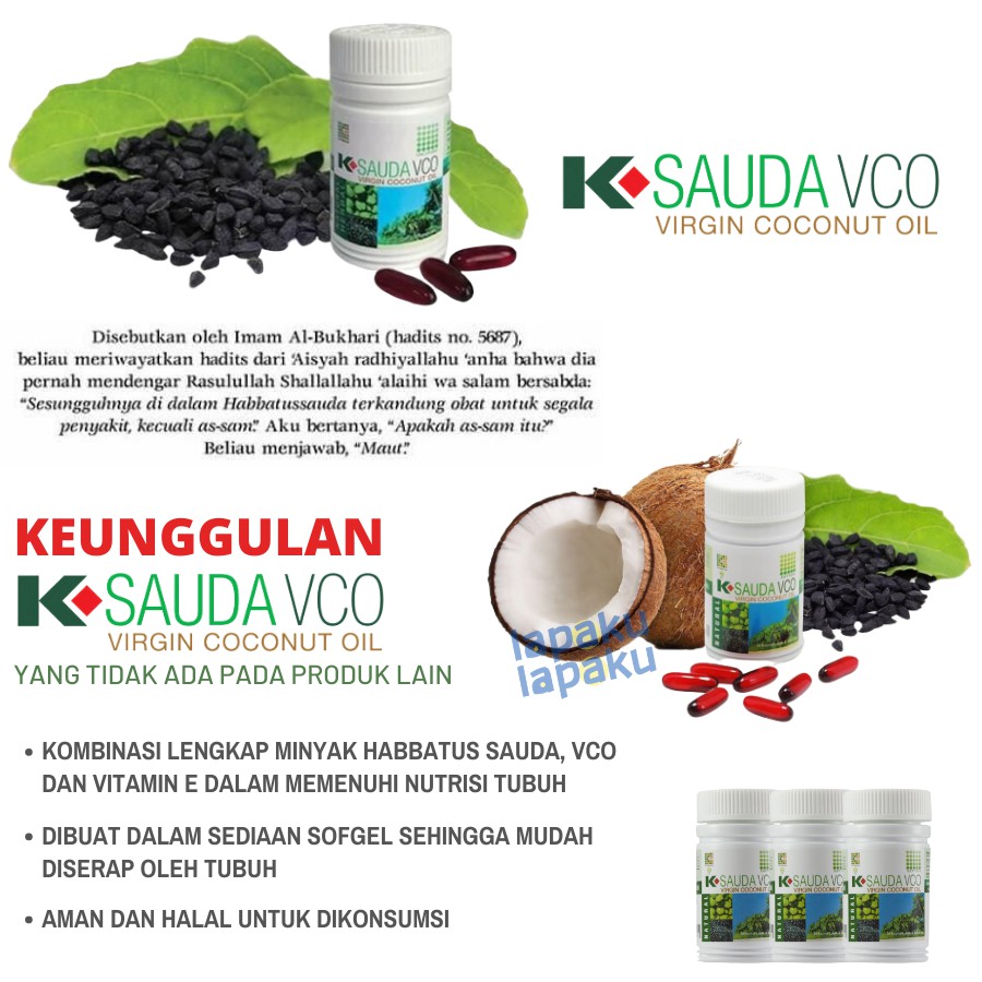 K Sauda Vco K Link Habbatus Sauda Oil Shopee Indonesia