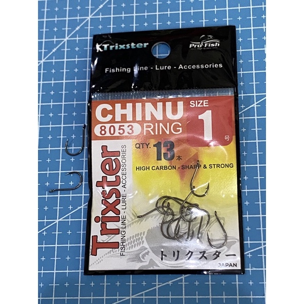 Kail Pancing Chinu Ring Trixster High Carbon - Strong & Sharp-TRX CHINU No 1
