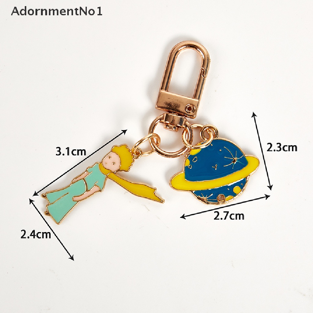 [AdornmentNo1] Trendy The Little Prince Keychain Cute Pendant For Backpack Keyring Day Gift [new]