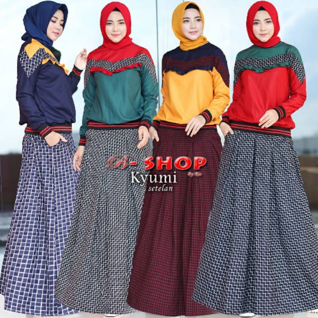 Setelan kyumi B-shop by rio set rok